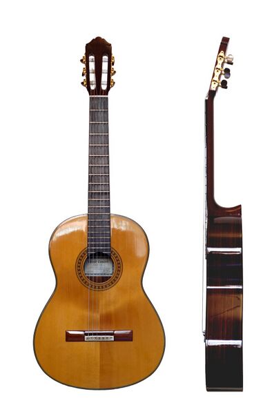 File:Classical Guitar two views.jpg